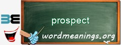 WordMeaning blackboard for prospect